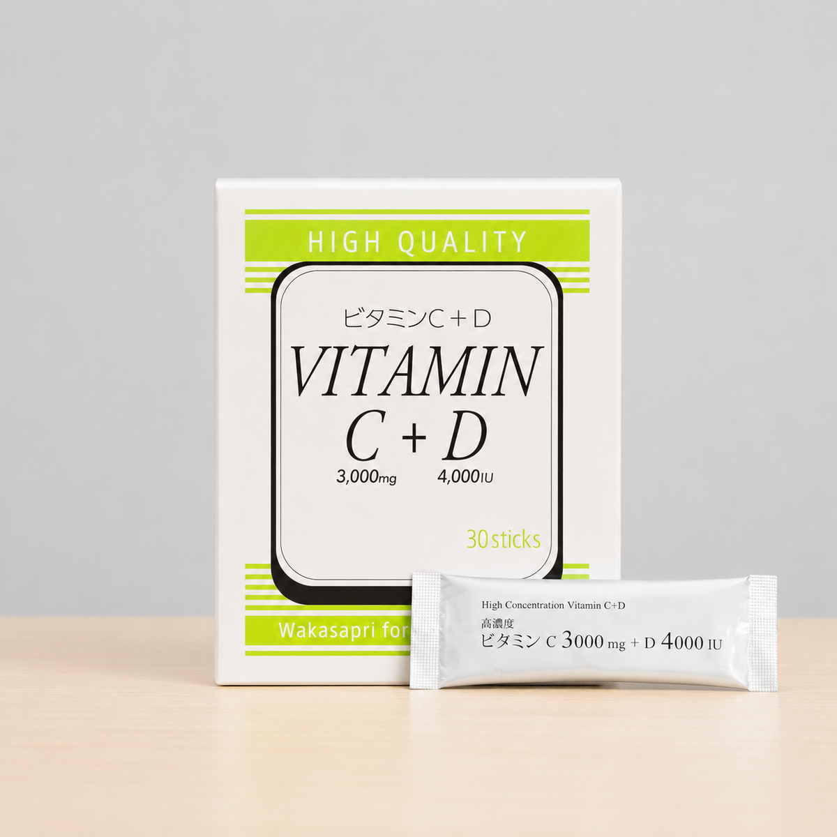 ワカサプリ for Pro. ビタミンC 3,000mg + D 4,000IU